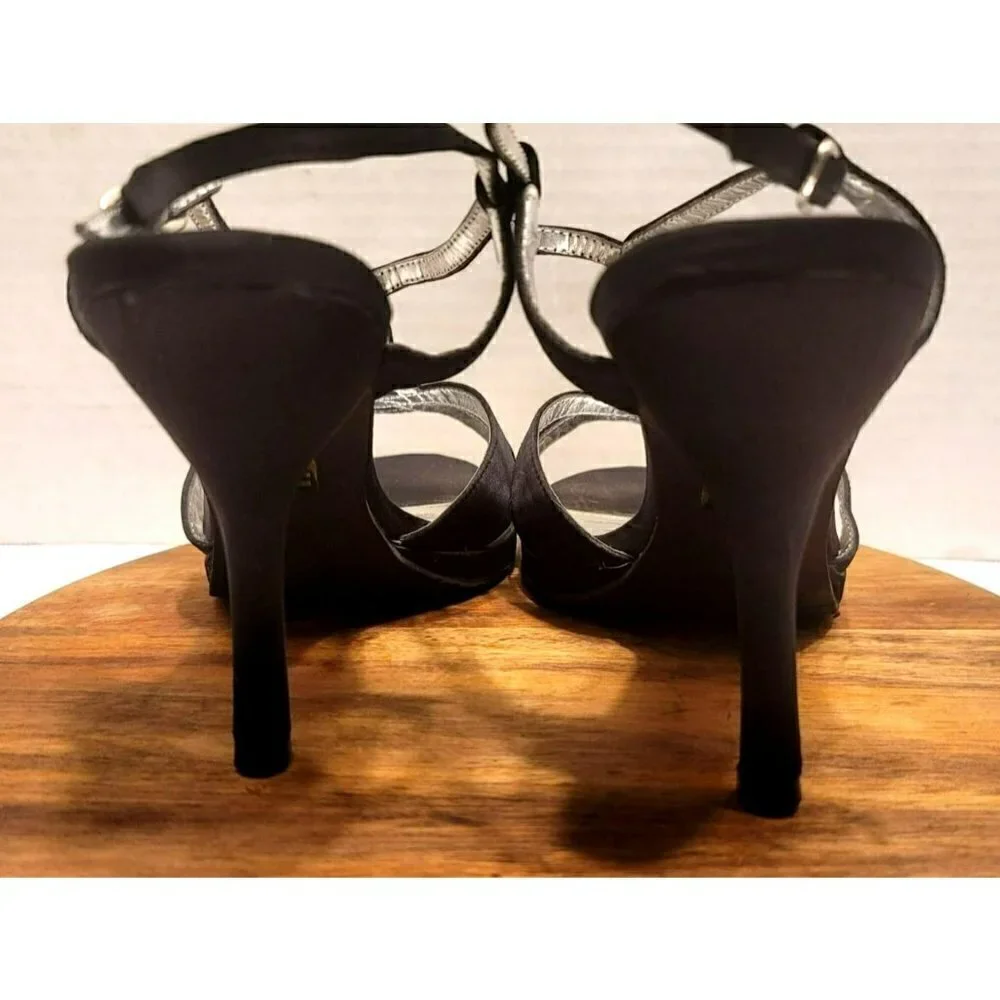 Formal Heels Apt. 9 Black with Rhinestones - Size 10